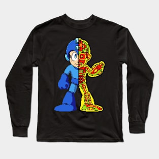 megaman scan Long Sleeve T-Shirt